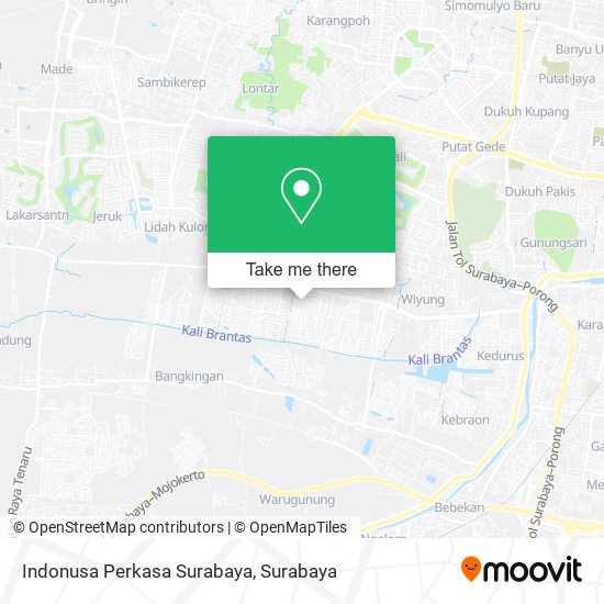 Indonusa Perkasa Surabaya map
