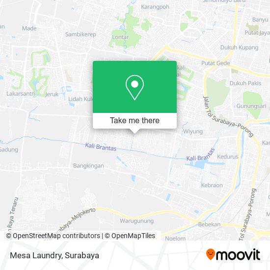 Mesa Laundry map