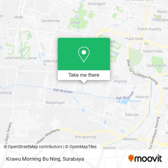 Krawu Morning Bu Ning map