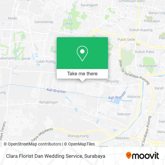 Clara Florist Dan Wedding Service map