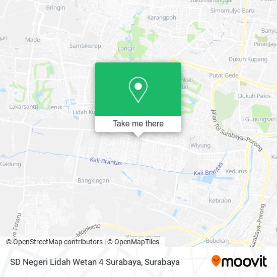SD Negeri Lidah Wetan 4 Surabaya map