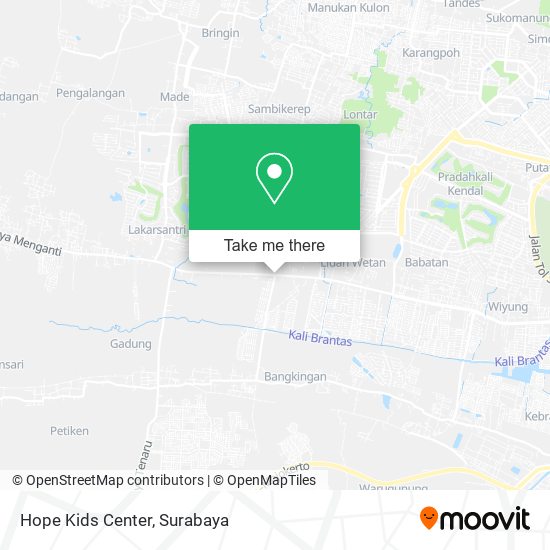 Hope Kids Center map