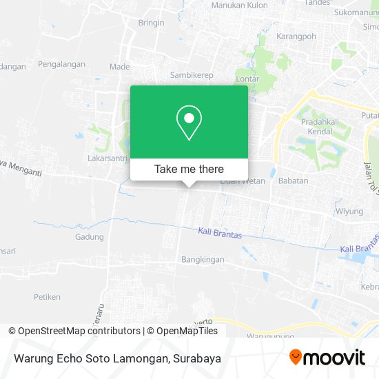 Warung Echo Soto Lamongan map