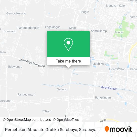 Percetakan Absolute Grafika Surabaya map