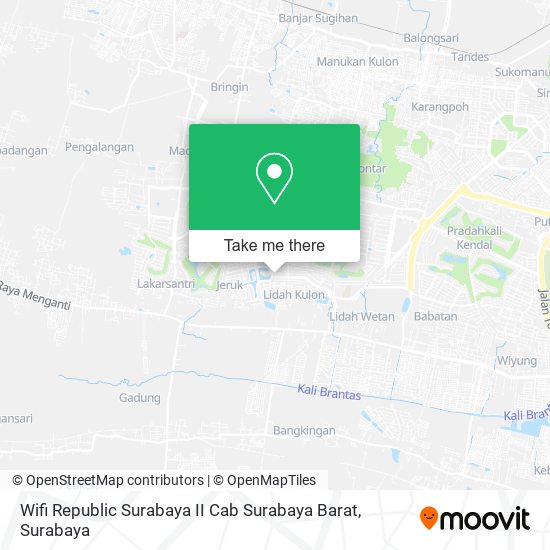 Wifi Republic Surabaya II Cab Surabaya Barat map