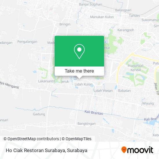 Ho Ciak Restoran Surabaya map