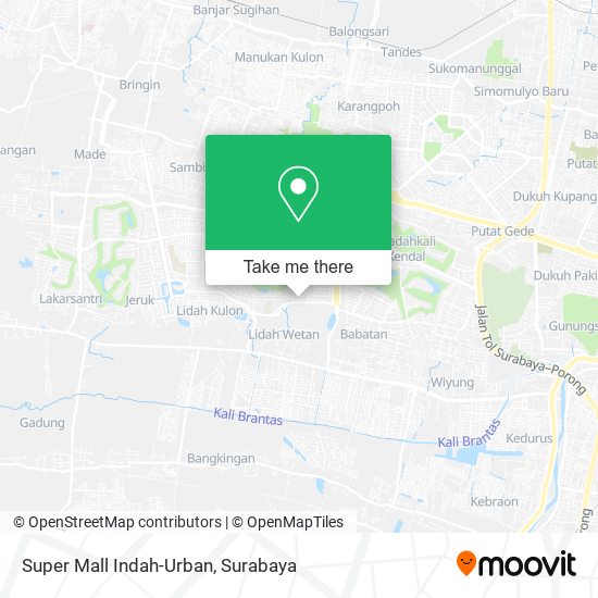 Super Mall Indah-Urban map