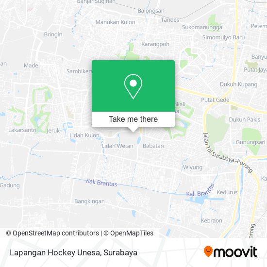 Lapangan Hockey Unesa map