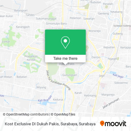 Kost Exclusive DI Dukuh Pakis, Surabaya map