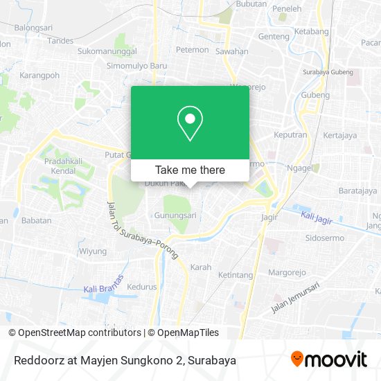 Reddoorz at Mayjen Sungkono 2 map