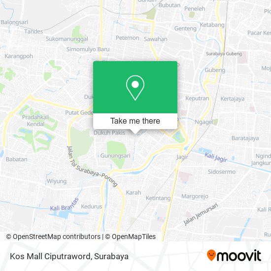 Kos Mall Ciputraword map
