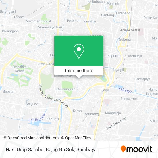 Nasi Urap Sambel Bajag Bu Sok map