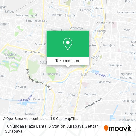 Tunjungan Plaza Lantai 6 Station Surabaya Getttar map