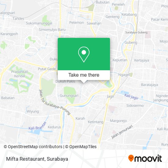 Mifta Restaurant map