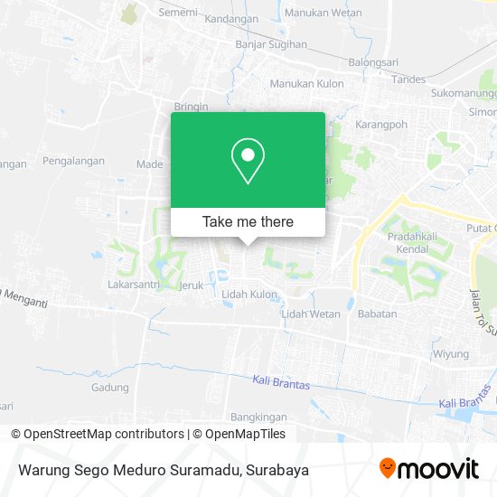 Warung Sego Meduro Suramadu map