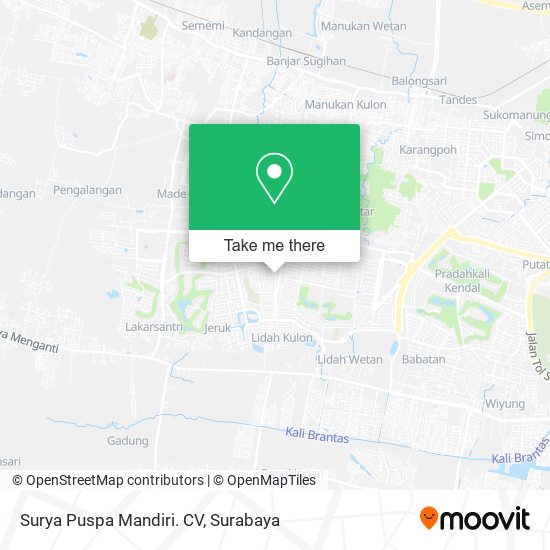 Surya Puspa Mandiri. CV map