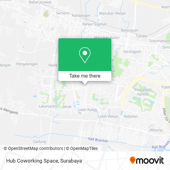 Hub Coworking Space map