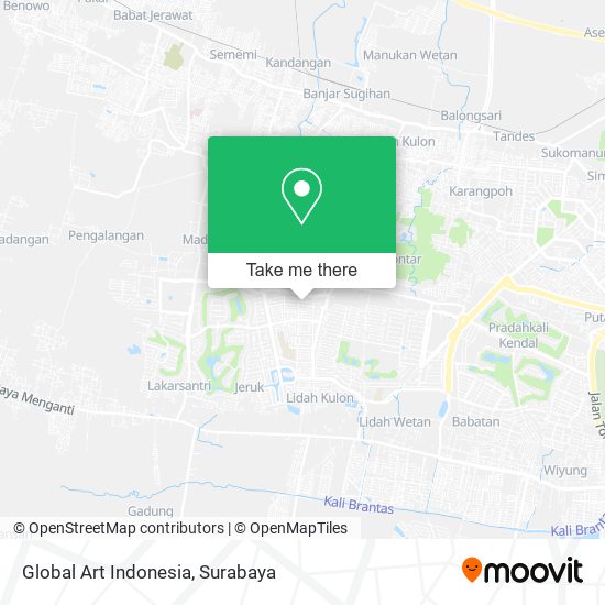 Global Art Indonesia map