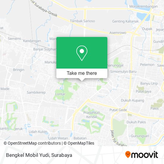 Bengkel Mobil Yudi map