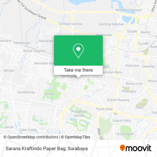 Sarana Kraftindo Paper Bag map