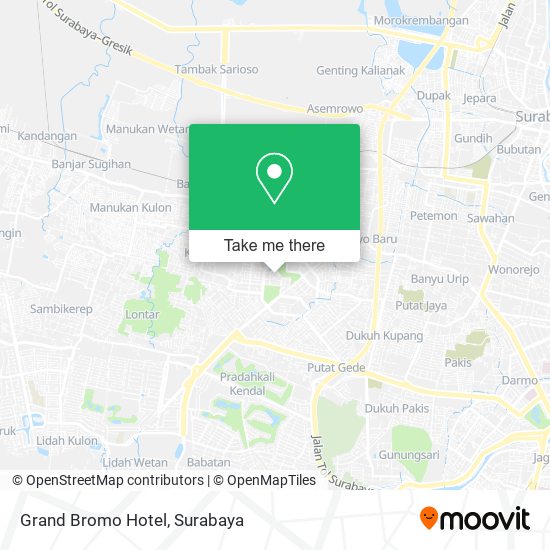 Grand Bromo Hotel map