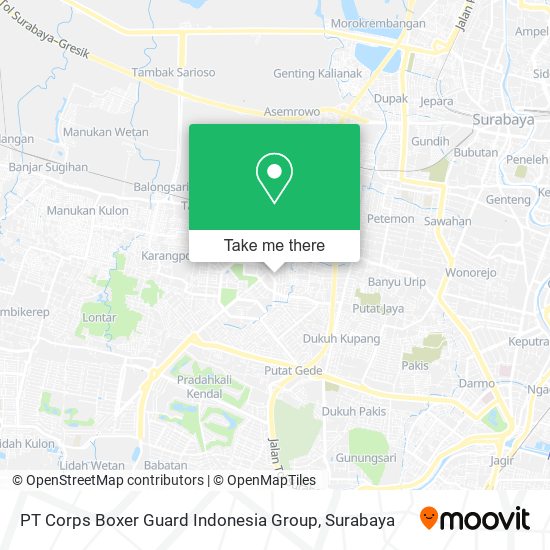 PT Corps Boxer Guard Indonesia Group map
