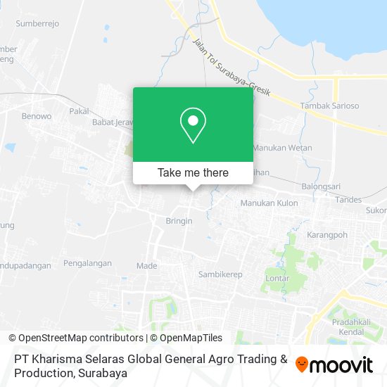 PT Kharisma Selaras Global General Agro Trading & Production map