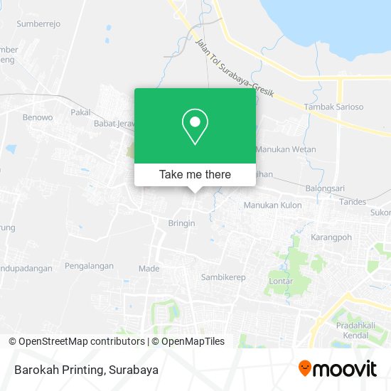 Barokah Printing map