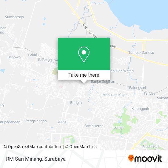 RM Sari Minang map