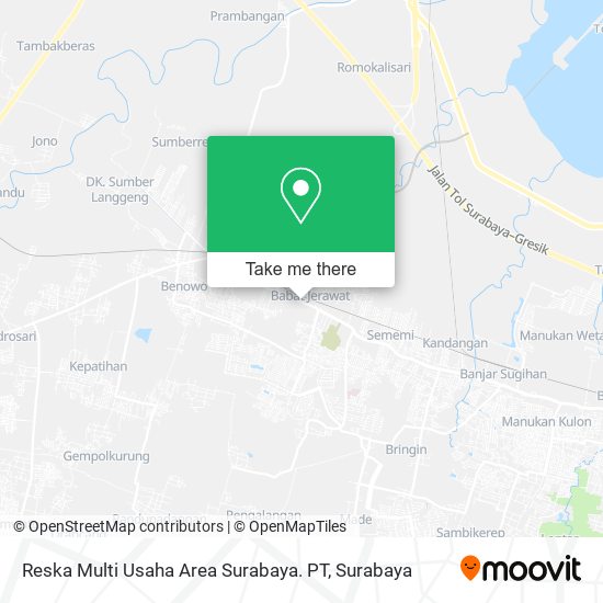 Reska Multi Usaha Area Surabaya. PT map