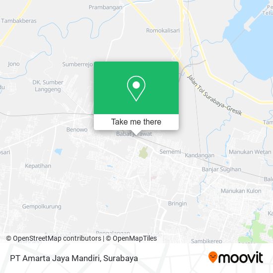 PT Amarta Jaya Mandiri map