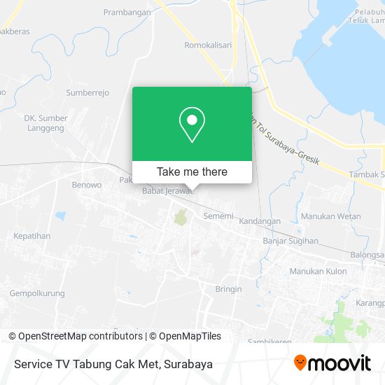 Service TV Tabung Cak Met map