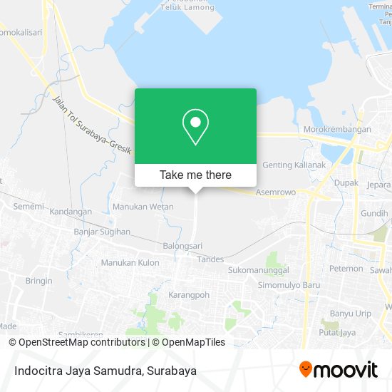 Indocitra Jaya Samudra map