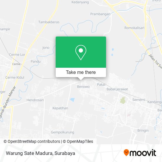 Warung Sate Madura map