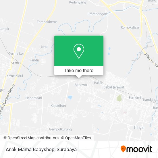 Anak Mama Babyshop map