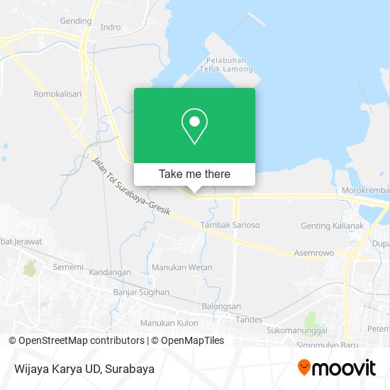 Wijaya Karya UD map