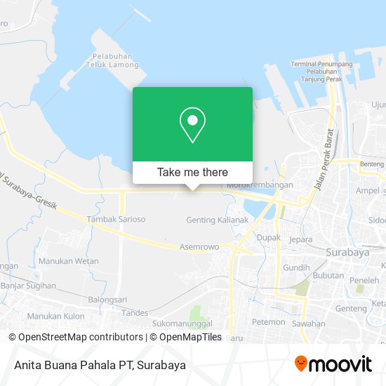 Anita Buana Pahala PT map