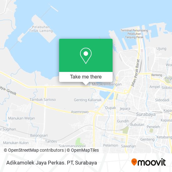 Adikamolek Jaya Perkas. PT map