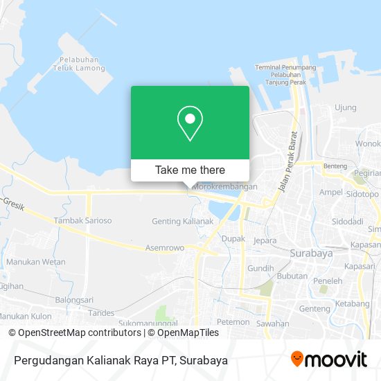 Pergudangan Kalianak Raya PT map