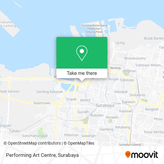 Performing Art Centre map