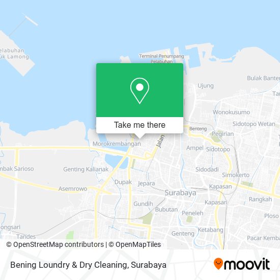 Bening Loundry & Dry Cleaning map