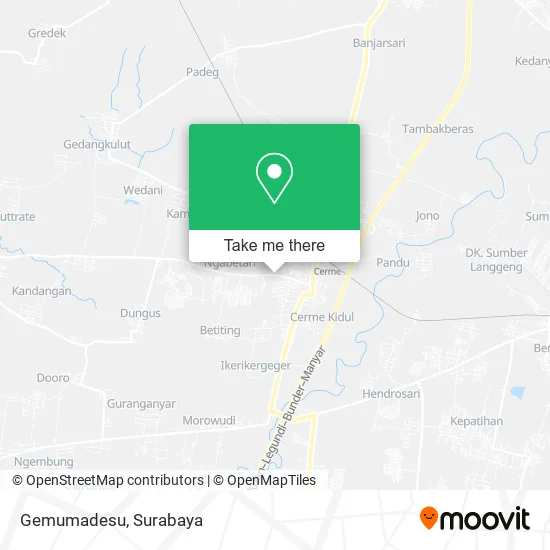 Gemumadesu map