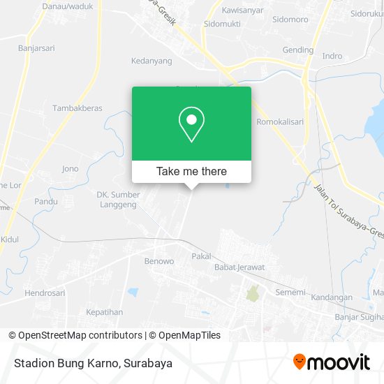 Stadion Bung Karno map