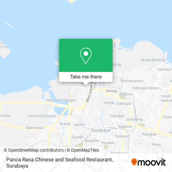 Panca Rasa Chinese and Seafood Restaurant map