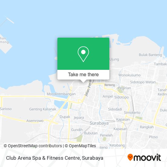 Club Arena Spa & Fitness Centre map