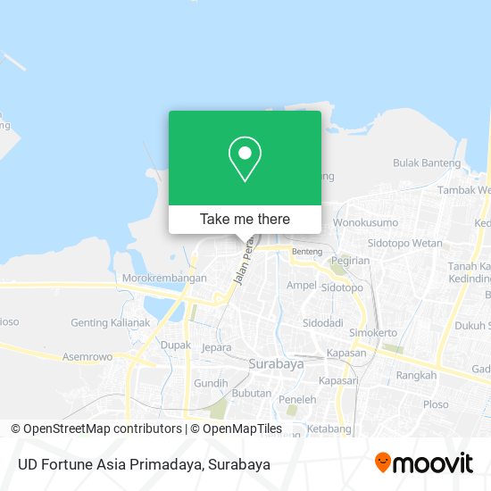 UD Fortune Asia Primadaya map