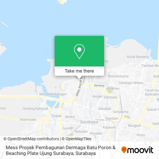 Mess Proyek Pembagunan Dermaga Batu Poron & Beaching Plate Ujung Surabaya map
