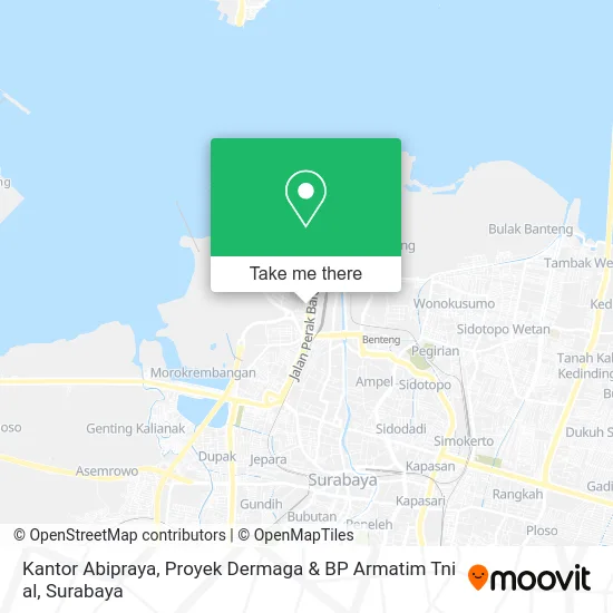 Kantor Abipraya, Proyek Dermaga & BP Armatim Tni al map