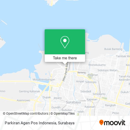 Parkiran Agen Pos Indonesia map