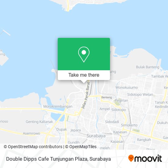 Double Dipps Cafe Tunjungan Plaza map